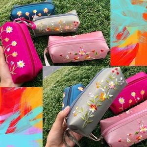 Handcrafted Floral Pouch